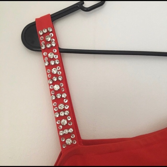 INC Tropic Heat Cosmic Orange One Shoulder Top NWT - Picture 3 of 8